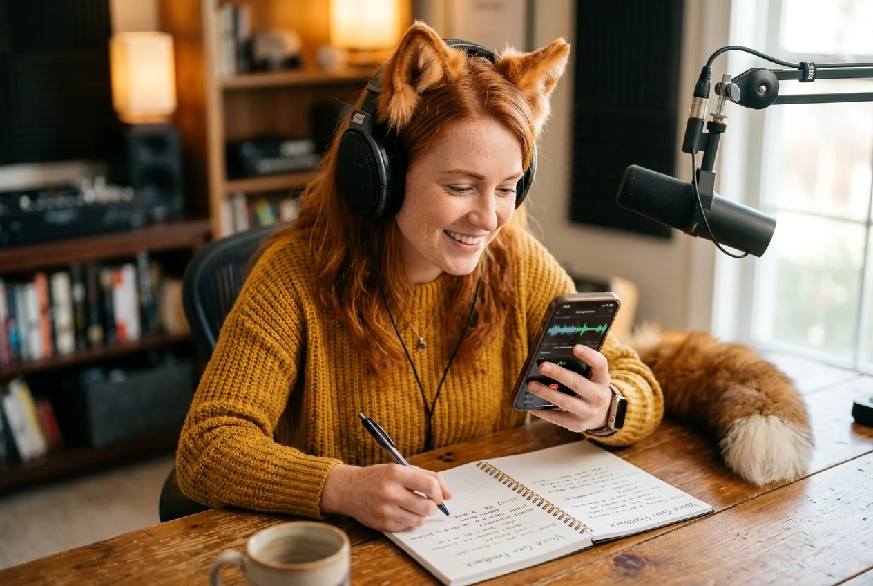 Real Ember testing Candy.ai persona studio voice notes and privacy benchmarks on smartphone