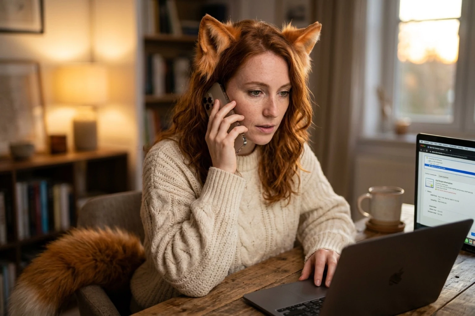 Real Ember conducting real-time phone call test and checking encryption certificates on laptop