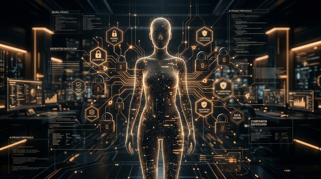 AI Companion Neural Privacy and Data Security Interface